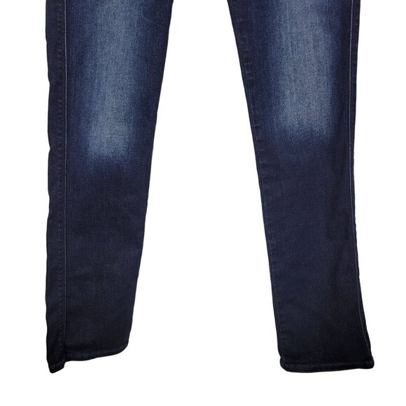 7 For All Mankind Women's Straight Leg Jeans - Indigo - Picture 5 of 13